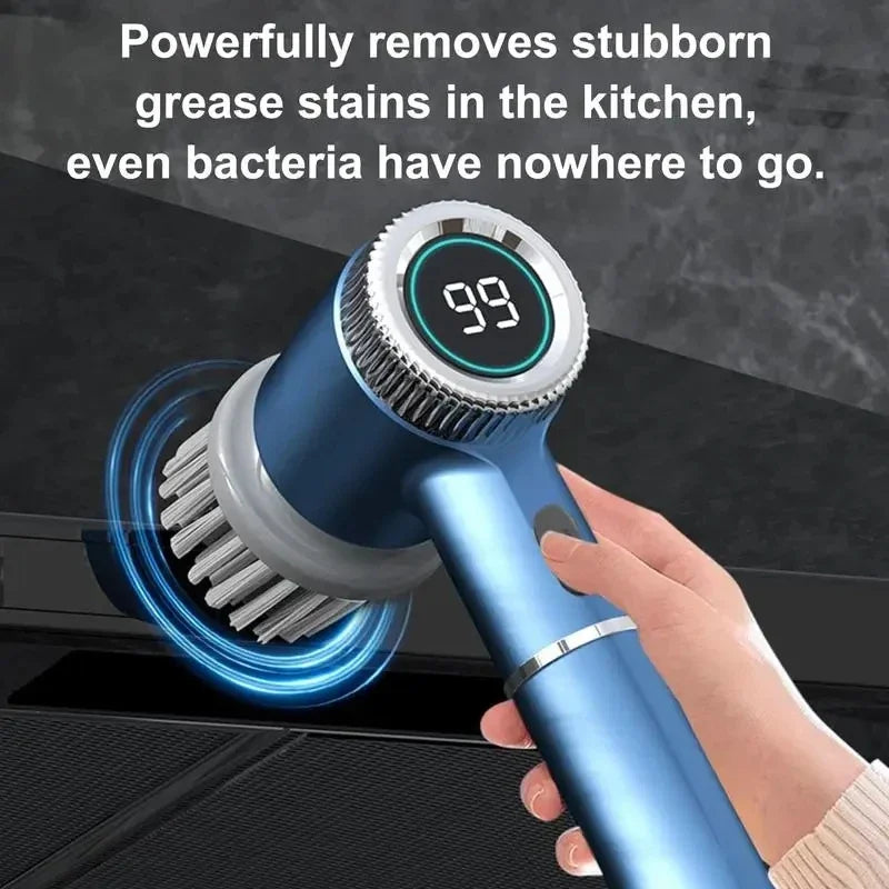 Bathroom Professional Cleaning Automatic Handheld Rechargeable Electric Cleaning Brush Kitchen Dishwashing Pot Shoe Bottle brush