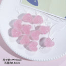 2024 Cute Ins Sugar Heart Beaded DIY Handmade Girl Earrings Jewelry Bead Bracelet Necklace Accessories Materials Gifts Girl