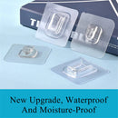 10/5/1 Pairs Double-Sided Adhesive Wall Hooks Hanger Strong Hooks Suction Cup Sucker Wall Storage Holder For Kitchen Bathroom