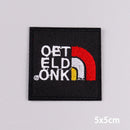 2024 Netherland Oeteldonk Emblem Embroidery Patches For Clothes Carnival Frog Iron On Patch Thermoadhesive Patch For Gift DIY