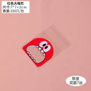 100pcs Cute Monster Sharp Teeth Plastic Bags Xmas Gift Packaging Bags Wedding Candy Bag OPP Bags Birthday Easter Party Decor