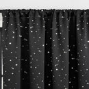 The Stellar Drift | Metallic Star-Pattern Blackout Curtain