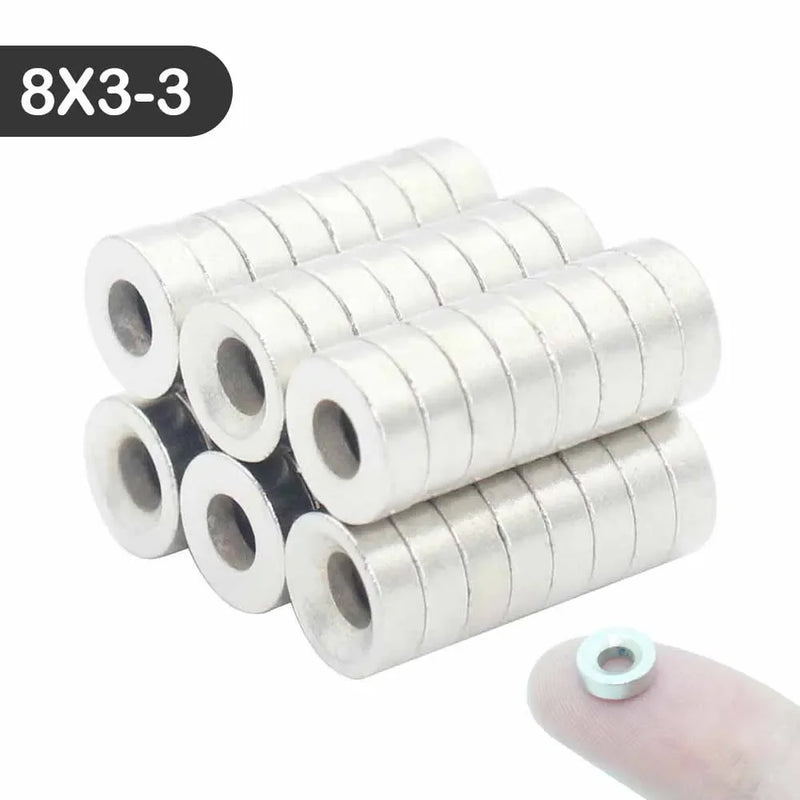 5-100 pcs Strong Magnets Countersunk Round NdFeB Neodymium Magnet  N35 Permanent  Super Strong Powerful Magnets With hole