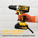 Lithium battery-powered screwdriver, electric screwdriver, electric hand drill, electric impact drill, combo set, home DIY kit