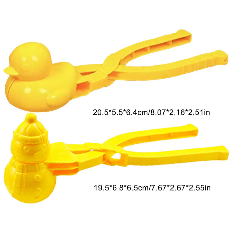 2/3/4PCS Duck Rice Mold DIY Sushi Molds Snowball/Rice Ball Maker Clip with Handle Cute Animal Rice Shaper Winter Snow Toys