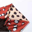 The Riviera | Polka-Dot Scarf-Sling Beach Maxi Dress