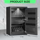 6.0 Cub Unassembled Extra Large Safe Box,Money Safe with Digital Backlit Touch Keypad and 2 Adjustable Shelves
