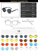 Metal Steampunk Sunglasses Men Women Fashion Round Glasses Brand Designer Vintage Sun Glasses High Quality Oculos de sol 2021