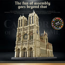 World Architecture Notre Dame Cathedral Gothic House Buildings Sets High simulation City Modular Building Blocks Gift 8868PCS