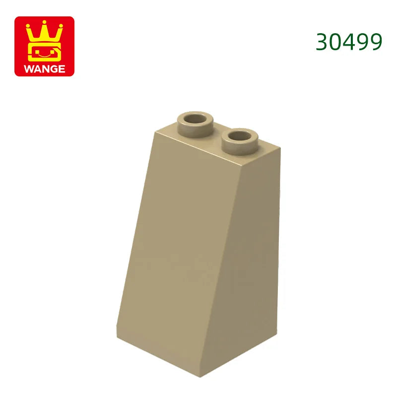 Wange 34Pcs/Lot 30499 2x2x3 Slope Building Block Moc Accessories Compatible with Brick DIY Construction Children Toys Gift Box