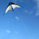 NEW Arrive 48 Inch Blue Professional Dual Line Stunt Kite With Handle And Line Good Flying Factory Outlet