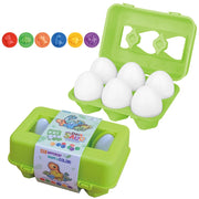 Montessori Lernspielzeug Smart Egg Form-Matching Ostereier Sortierspiel Stapelspielzeug für Baby und Kinder Entwicklung 2 3 4 Jahre