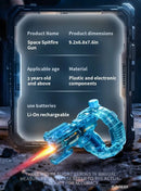 Electric Water Gun with Flashing Function That Continuously Delivers Powerful Water Spray Summer Outdoor Toy Children's Gift