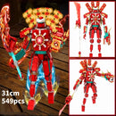 Skibidi Toilet Clock Man Building Blocks Toys Cameraman Speakerman Monitor Titan Tv Man Juguetes Brick Model Toys Gift For Kids