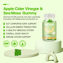 Quitmood Apple Cider Vinegar Gummies- 60 Count - 3500mg Bladderwrack, Burdock Root and Sea Moss - Natural Irish Sea Moss for Imm