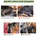 30 32 Inch Full Head Body Wave Bundles 100% Raw Human Hair Weaving Virgin Hair Extensions 1 3 4 Pcs Natural Black Color Double Weft Remy Hair Thick Full Ends Hair Bundles