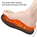 USB Heated Shoe Insoles Winter Electric Heated Insoles Warm Thermal Insoles Foot Warmer Heating Shoe Pad for Women Men