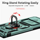For Samsung S 10 S10+ Plus Case Shockproof Armor Slide Camera Protect Phone Case For Samsung Galaxy S10 Plus Ring Holder Cover