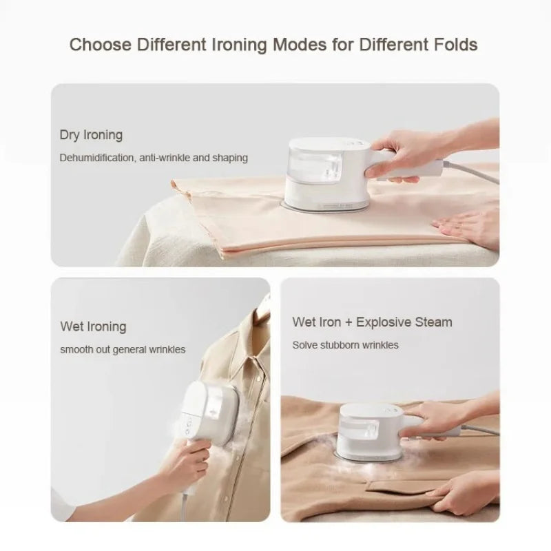 Original Xiaomi Mijia Handheld Steam Lroning Machine Home Appliance Portable Garment Steam Cleaner Iron for Clothes