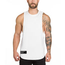 Brand Gym Clothing Fitness Men's Tank Tops Bodybuilding Stringer Summer Breathable Workout Singlets Cotton Sleeveless T Shirt