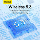 Baseus WM02 TWS Kabelloser Kopfhörer Bluetooth 5.3 Kopfhörer Headset True Wireless Earbuds für iPhone 13 Pro Max Freisprech-Ohrhörer