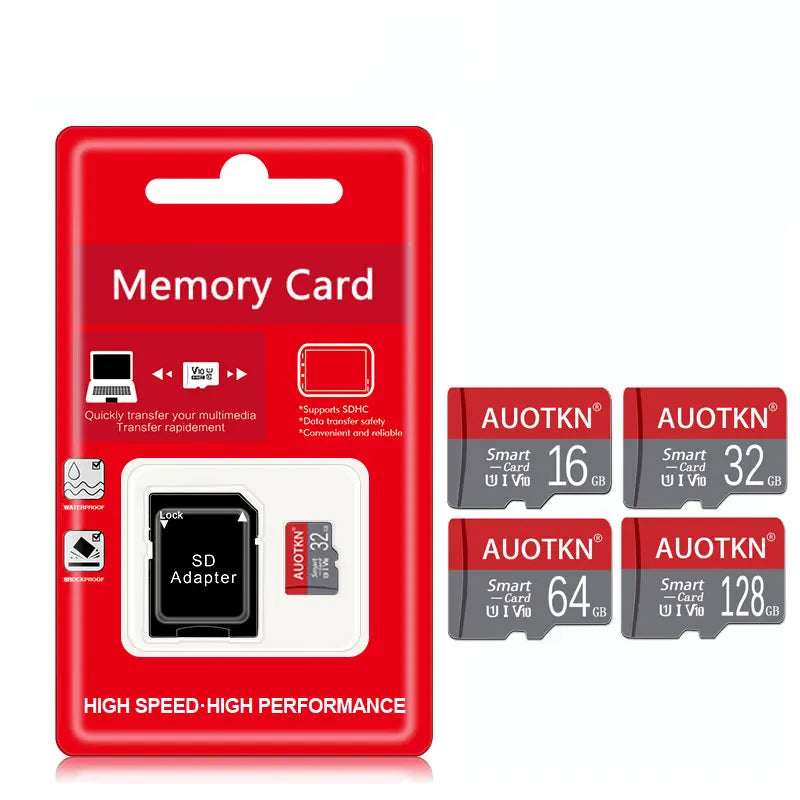 High Speed Micro tf SD Card Flash Video Card 256GB 512GB 128GB Class10 Mini SD Card 8G 16G 32G Memory card TF Card Free Adapter