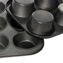 Bakeware Mini Muffin Cake Baking Pan 12/24/48 Holes Cupcake Mold Non Stick Baking Dishes Carbon Steel Oven Trays Pastry Tool 316