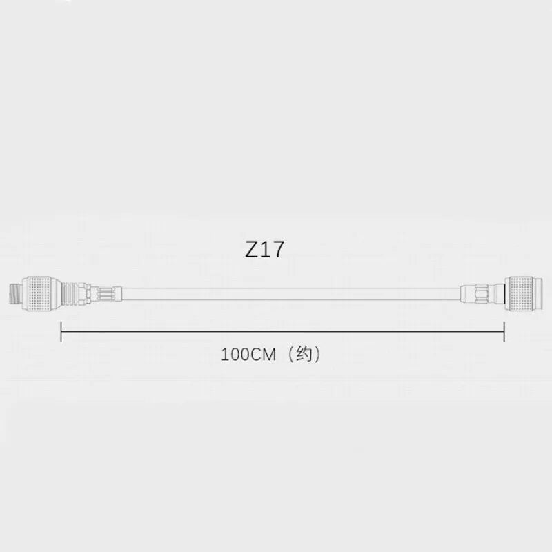 Z17 100CM CAMPINGMOON Outdoor Camping Equipment Card Type Furnace Head Extension Tube Straight Gas Extension Pipe