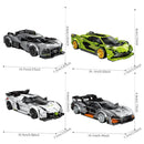 SEMBO Speed Sports Car Assemblage Building Blocks MOC Racing Vehicle Models Car Construction Set Kids Toys for Boys Holiday Gift