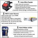 US STOCK Handheld 1500W Laser Welding Machine 4 IN 1 Fiber Laser Welding Machine RECI Laser for Metal Welding Cleaning Cutting