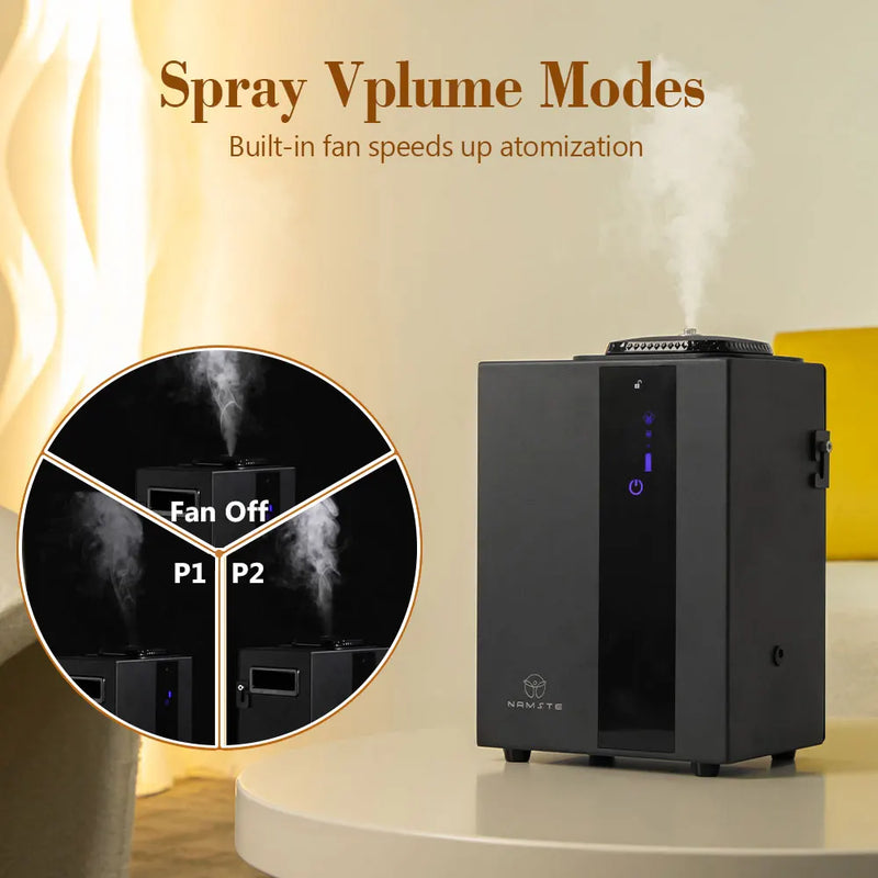 4000m³ Bluetooth Perfume Home Appliance Essential Oi Diffuser 800ML Capacity HVAC Metal Material Commercial Places Air Freshener