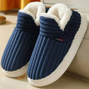 Warm Furry House Slippers Women Men Winter New Fashion Comfort Plush Slippers Home Indoor Outdoor Soft Thick Sole Cotton Shoes