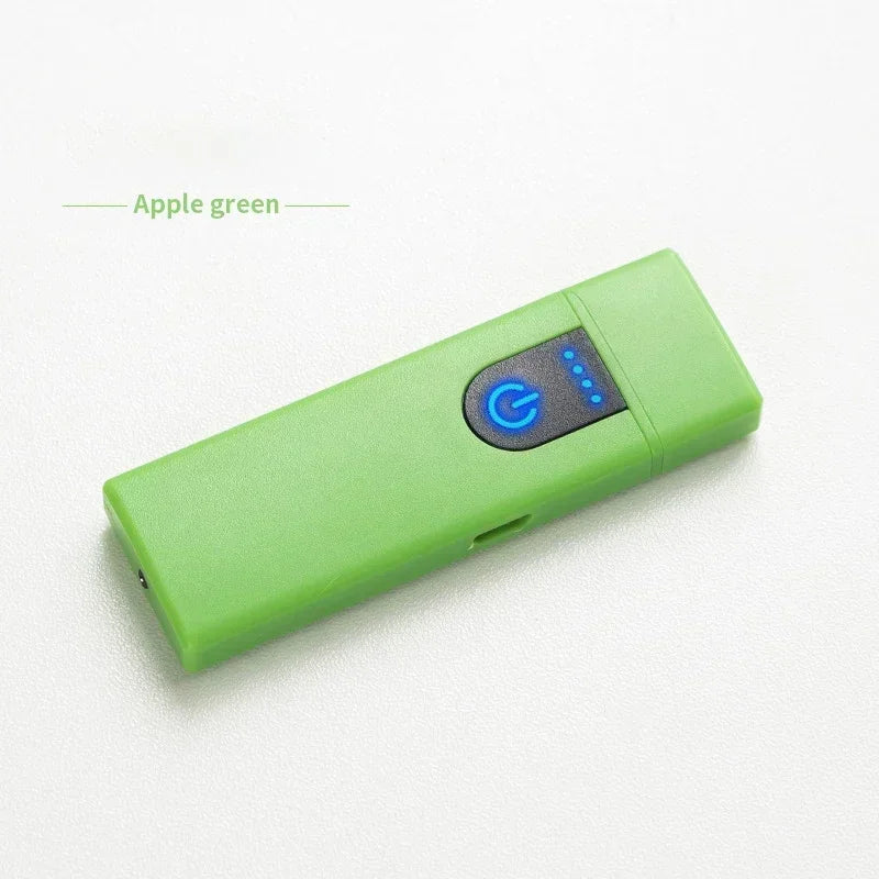 Mini Electric Lighter Cigarette Accessories Portable Electronic USB Rechargeable Lighter Men's Gadgets Gifts for Boyfriend New