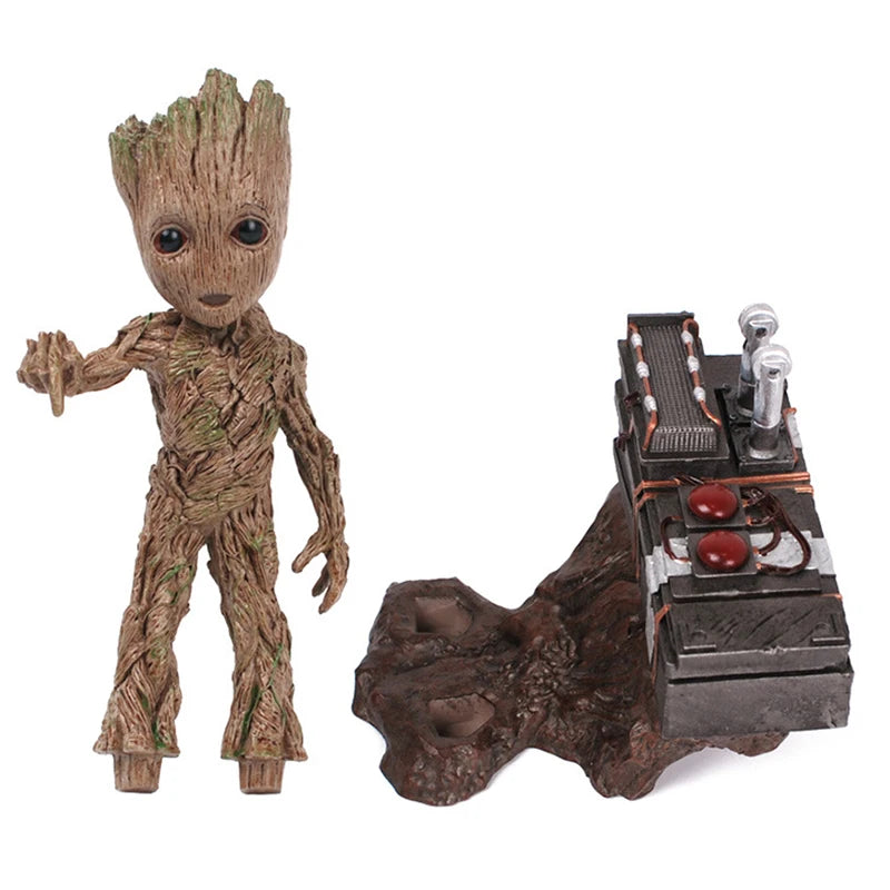 Guardians of The Galaxy Groot Statue Model Avengers Cute Baby Tree Man Pvc Anime Action Figure Toys Collectible ornaments Gifts