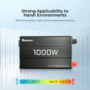 Renogy Pure Sine Wave Inverter 12V DC to 120V AC Converter for Home, RV, Truck, Off-Grid Solar Power Inverter 12V to 110V