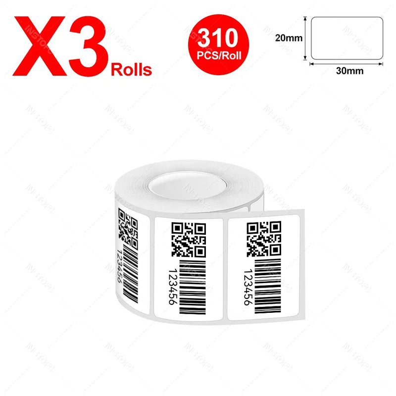 Wireless Label Printer P50 Inkless Bluetooth Thermal Label Maker Adhesive Label Sticker Machine DIY Pattern Barcode QR Code Tape