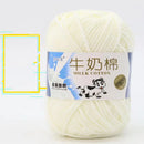 2Pcs Milk Cotton Knitting Yarn Soft Warm Yarn for Hand Knitting Worsted Crochet Threads Wool Line for Handmade