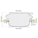 Windshield Cover for Ice and Snow, for Snow, Ice, UV,  Mirror Protector, Windproof Sunshade Cover for Cars, common to most cars