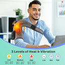 Heated Shoulder Warmer Massager Eletric Heating Shoulder Steamer Massage Heater Belts Arm Muscle Relaxation Pads Warming Machine