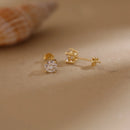 Moissanit-Ohrringe für Damen, 925er Sterlingsilber, 18 Karat vergoldet, Mode, Hochzeit, im Labor gezüchteter Diamant, Geschenk für Schmuck