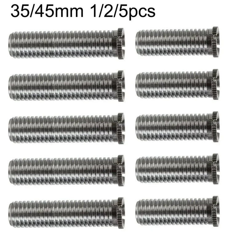 1/2/5pc 35/45mm Kitchen Sink Basket Strainer Screws Stainless Steel Plug Screw Bolt Threaded Screw Connector Kitchen Fixture