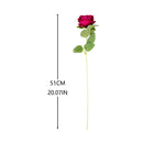 5Pcs Silk Rose Artificial Flowers Long Branch Bouquet for Wedding Home Decoration Fake Plants DIY Wreath Supplies Accessories