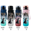 Assassins Game Creed 650ml Large Capacity Water Bottle Outdoor Sports and Game Peripheral Water Cup Plastic Frosted Cups
