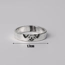 1/2pcs Cute Animal Dog Cat Rings for Women Men Simple Design Adjustable Cartoon Couple Rings Lovers Girlfriend Wedding Jewelry