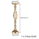 ERMAKOVA Flower Arrangement Stand Vase Pillar Candle Holders Wedding Party Dinner Centerpiece Event Restaurant Hotel Decoration