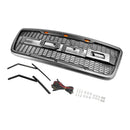 Raptor Style Front Mesh Hood Grille Grill Fit for Ford F150 2004-2008 With LED