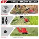 10Inch 4000W Brushless Electric Lawn Mower 36000RPM Grass Trimmer Length Adjustable Garden Tools For Makita 18V Battery Pins