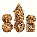 Metal Dice Set D&D 7-piece Metal Multi sided Dice Set Metal DND Dice Set Christmas Gift, Party Supplies
