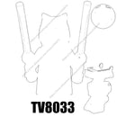 TV6102 Action Figures Movie accessories Building Blocks Bricks toys TV8009 TV8010 TV8011 TV8012 TV8013 TV8014 TV8015 TV8016