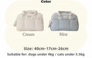 Winter Warm Portable Cat Carrier Bag Breathable Pet Backpack Large Capacity Shoulder Strap for Cats and Small Dogs